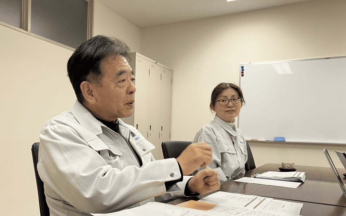 三葉製作所 インタビュー風景